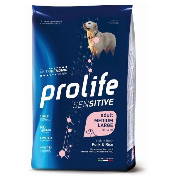 Sensitive Adult Medium/Large Pork & Rice