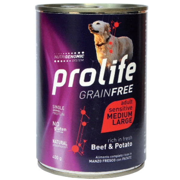 Grain Free Adult Medium/Large Sensitive Beef & Potato