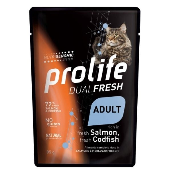 Dual Fresh Adult Salmon Codfish