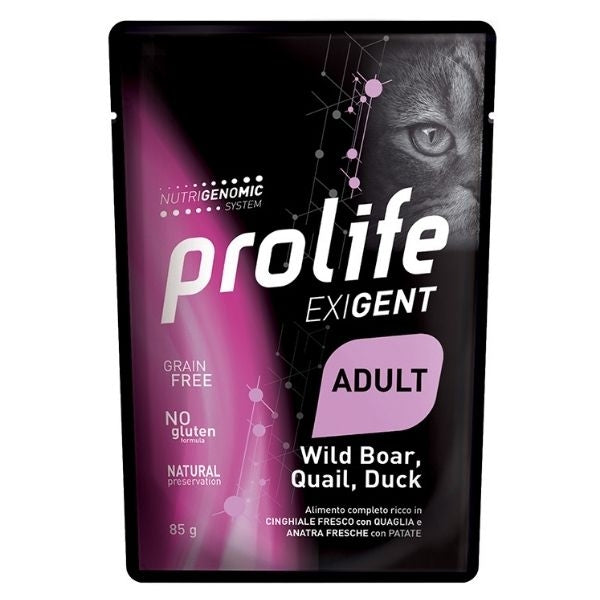 Exigent Adult Wild Boar Quail & Duck