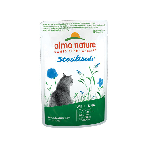 Almo Nature Cat Sterilised con Tonno