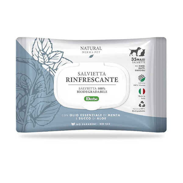 Salviette Rinfrescanti Funzionali con Menta e Aloe