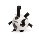 Camon Palla da calcio per cani nero e bianco