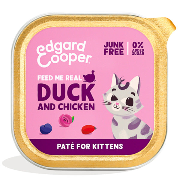 Cat Kitten Anatra e Pollo Paté
