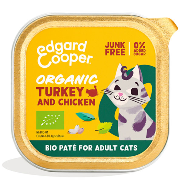 Cat Adult Tacchino e Pollo Biologico Paté