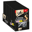 Sheba Creamy Snacks con Salmone e Pollo 9x12gr