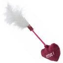 Trixie Gioco per Gatti Peluche a Cuore con Piume Tema San Valentino 20 cm