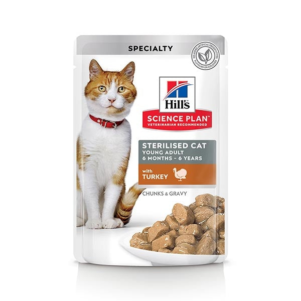 Science Plan Young Adult Sterilised Cat con Tacchino