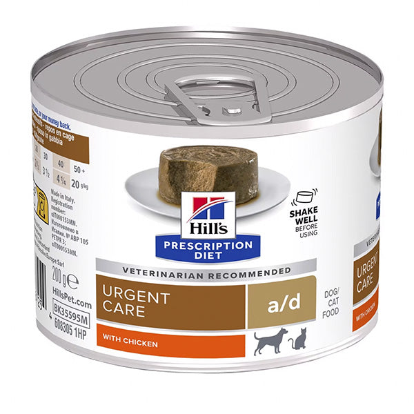 Prescription Diet A/D with Chicken Pâté for Dogs and Cats