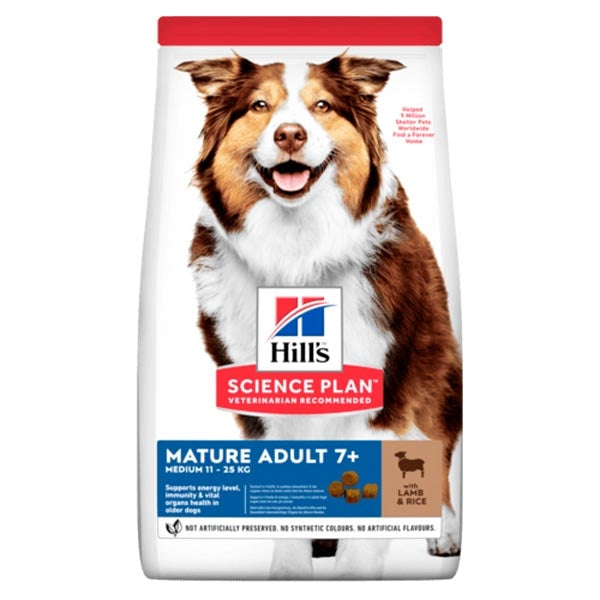 Science Plan Mature Adult 7+ Medium with Lamb and Rice