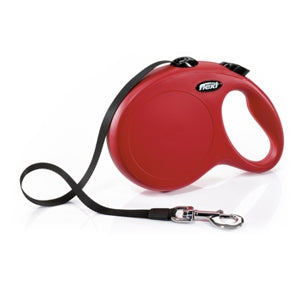 Flexi Guinzaglio New Classic Rosso con Fettuccia