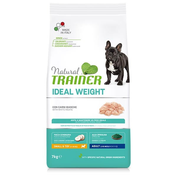 Trainer Natural Ideal Weight Care Small & Toy Adult con Carni Bianche 800gr