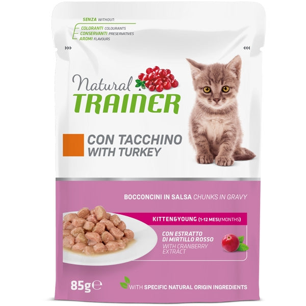 Natural Kitten & Young with Turkey Chunks in Gravy