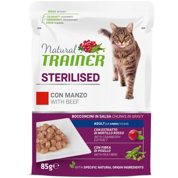 Natural Sterilised Adult con Manzo Bocconcini in Salsa