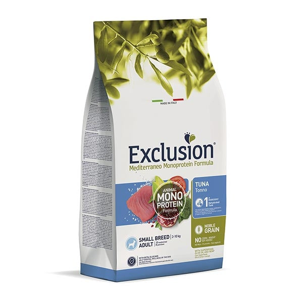 Exclusion Mediterraneo Monoprotein Adult Small Breed con Tonno 500gr
