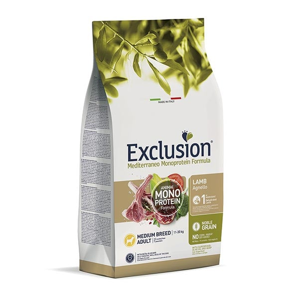 Mediterraneo Monoprotein Adult Medium Breed con Agnello