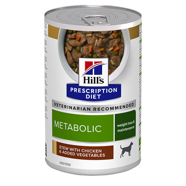Prescription Diet Metabolic Canine Weight Management Spezzatino di Pollo e Verdure