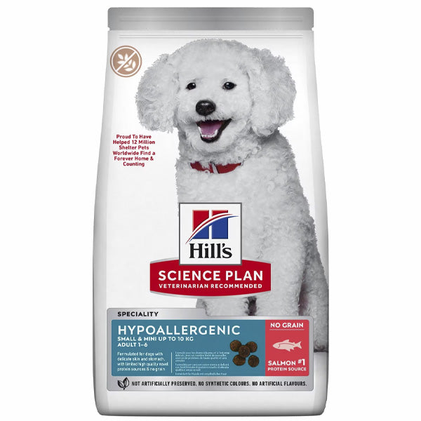 Science Plan Hypoallergenic Adult Small & Mini al Salmone