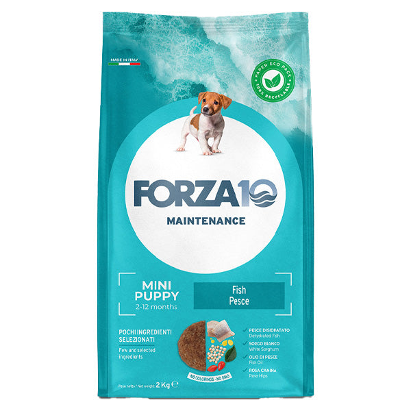 Forza10 Dog Puppy Mini Maintenance Pesce 2kg