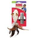 Kong Feather Mouse Per Gatti 1 pezzo