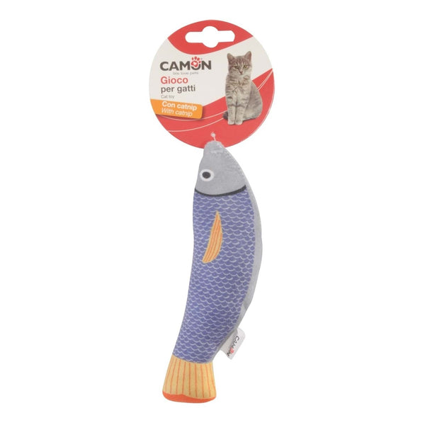 Camon Sardine in poliestere con catnip 21 cm