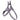 Hunter Pettorina Soho Mini – lilla – grigio
