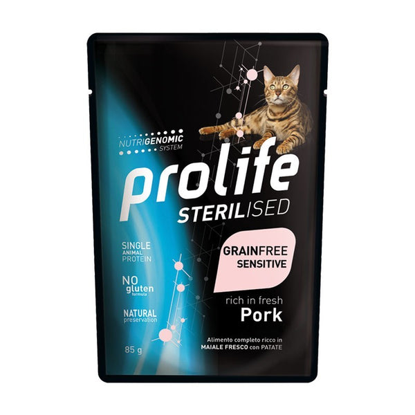 Prolife Sterilised Grain Free Adult Pork 85gr