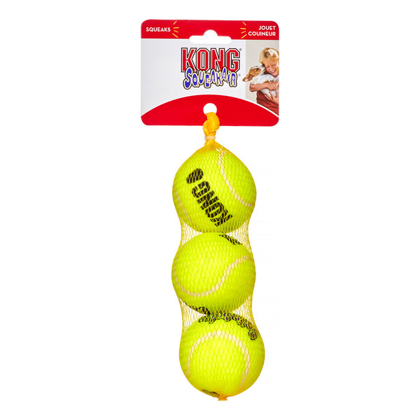 Kong Air Tennis Ball Medium con Squeaker 3 pezzi