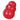 Kong Rubber Classic KONG Chew Toy Medium Rosso