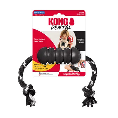 Kong Extreme Dental with Rope Dog Toy