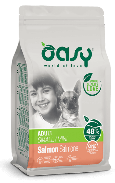 Oasy Cane Adult One Protein Small & Mini Salmone 2.5 kg