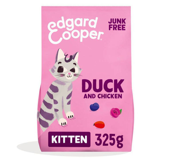 Edgard&Cooper Cat Kitten Anatra e Pollo Freschi 325gr