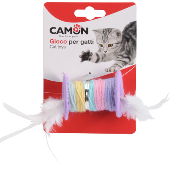 Camon Gioco Rocchetto Colorato con Piume