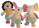 Camon Gioco per cani - leone, coniglio ed elefante con squeaker ca. 23 cm