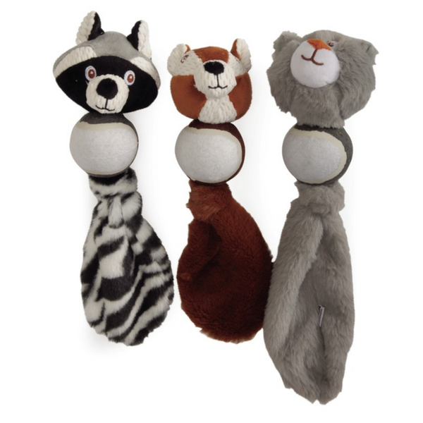 Camon gioco con piccoli animali con pallina da tennis e cigolio diametro di 31cm.